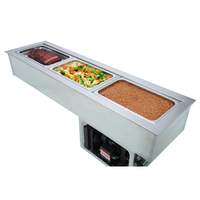 Wells Built-In Slim Line 3-Bay Hot & Cold Counter Food Well - HRCP-7300SL