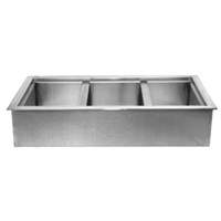 Wells Built-In Three - 12" x 20" Bay Non-Refrigerated Cold Well - ICP-300