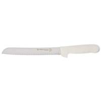 Dexter Russell Sani-Safe 8" Scalloped Edge Bread Knife White Handle - S162-8SC-PCP