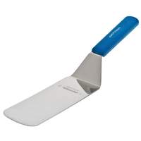 Dexter Russell Sani-Safe Stainless Steel 8"x3" Turner with Cool Blue Handle - S286-8H-PCP
