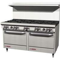 Southbend S-Series 60" Gas 10 Burner Range w/ 2 Convection Ovens - S60AA