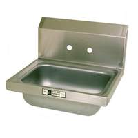 John Boos 14in x 10in x 5in Wall Mount Hand Sink 4in Center with 3.5in Drain - PBHS-W-1410-4D-X 