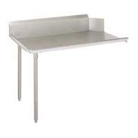 John Boos 48" Stainless Straight Clean Dishtable Left or Right Side - EDTC8-S30-*48-X