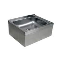 John Boos Stainless 20in x 16in x 6in Mop Sink Bowl Floor Mounted - PBMS2016-6-X 