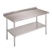 John Boos 60in x 24in Stainless Work Table with 1.5in Rear Upturn - UFBLG6024 