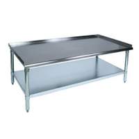 John Boos 18" x 30" Stainless Equipment Stand w/ Galvanized Undershelf - EES8-3018