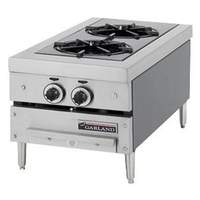 Garland 12in Countertop Front-to-Back 2-Burner Gas Hotplate - GTOG12-2 