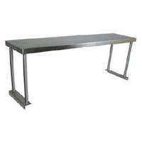 John Boos 60" x 12" Stainless Single Overshelf Table Mounted - OS-ES-1260