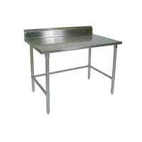 John Boos 30in x 24in stainless steel Work Table 16 Gauge 5in Riser Galvanized Shelf - ST6R5-2430GSK-X 