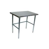 John Boos All Stainless 72in x 24in Work Table 16 Gauge with Bracing - ST6-2472SBK-X 