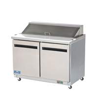 Arctic Air 48in Stainless Steel Sandwich / Salad Prep Cooler - AST48R 