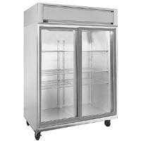 Randell 46 CuFt All S/S Double Sliding Glass Door Refrigerator - 2022E