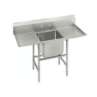 Advance Tabco 1 Compartment Sink S/s 18"x18"x14" Bowl Two 24" Drainboards - FC-1-1818-24RL-X