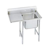 Advance Tabco 1 Compartment Sink 18 Gauge 20inx20in Bowl stainless steel 18in Drainboard - 9-21-20-18* 