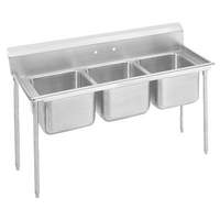 Advance Tabco 3 Compartment Sink 18 Gauge 16inx20in Bowls Stainless - T9-3-54-X 
