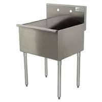 Advance Tabco 1 Compartment Scullery Sink 18in x 21in Bowl 430 Series stainless steel - 4-1-18-X 