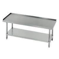 Advance Tabco 48in x 30in stainless steel Equipment Stand 18 Gauge with Galvanized Shelf - EG-LG-304-X 