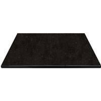 Art Marble 30in x 30in BLACK GALAXY Square Granite Table Top - G206 30X30 