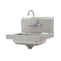 Advance Tabco Wall Mount Hand Sink 14"x10"x5" Bowl w/ Splash Mount Faucet - 7-PS-60