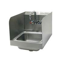 Advance Tabco Wall Mount Hand Sink 9"x9"x5" Bowl w/ Side Splashes & Faucet - 7-PS-56