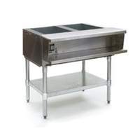 Eagle Group 2-Well Gas Steam Table w/ Galvanized Shelf & Safe Pilot - AWTP2