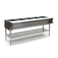 Eagle Group 5-Well Gas Steam Table with Galvanized Shelf & Safe Pilot - AWTP5 