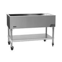 Eagle Group 63-1/2in Ice Cooled Mobile Cold Well with stainless steel Shelf & Legs - SPCP-4 