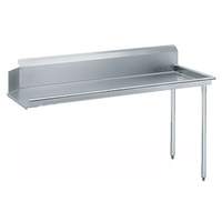 Advance Tabco 24" Stainless Clean Dishtable 16 Gauge w/ Stainless Legs - DTC-S70-24*-X