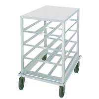 Advance Tabco Mobile Aluminum Top Half Can Rack Holds (72) #10 Cans - CR10-72