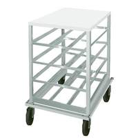 Advance Tabco Mobile Poly Top Half Can Rack Holds (72) #10 Cans - CRPL10-72