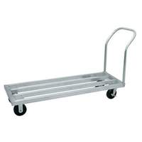 Advance Tabco 36" x 20" Mobile Aluminum Dunnage Rack with 36" Handle - DUN-2036C-X