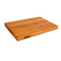 John Boos 18"x12"x1.5" Cherry Wood Cutting Board Reversible Hand Grips - CHY-R01