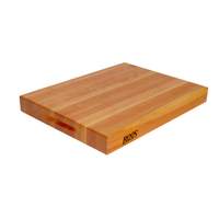 John Boos 20inx15inx2.25in Cherry Wood Cutting Board Reversible Hand Grip - CHY-RA02 