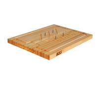 John Boos 20" x 15" Maple Slicer Cutting Board w/ Hand Grips