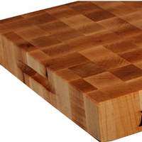 John Boos 18in x 18in Maple Chopping Block 2.25in Thick with Hand Grips - CCB1818-225 