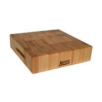 John Boos 15in x 15in Maple Chopping Block 3in Thick with Hand Grips - CCB151503 