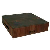 John Boos 15in x 15in Walnut Chopping Block 3in Thick with Hand Grips - WAL-CCB151503 