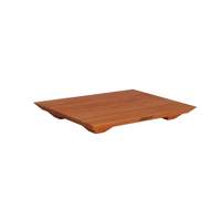 John Boos 20"x15" Cherry Fusion Cutting Board 1" Thick w/ Wooden Feet - CHY-FB201501