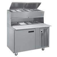 Delfield 48" Wide Dual Rail Refrigerated Pizza Prep Table - 18648PDL