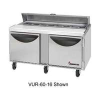Victory Refrigeration 60" Value Line Refrigerated Sandwich Prep Table w/ 8 Pan Cap - VUR-60-8
