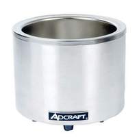 Adcraft 7 / 11qt Countertop Round Food Warmer / Cooker - FW-1200WR 
