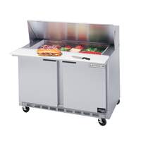Beverage Air 36" Cutting Top Refrigerated Sandwich Prep Table w/ 12 Pans - SPE36HC-12M
