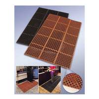 Cactus Mat 3ftx5ft VIP Tuffdek Black Rubber Kitchen/Industrial Floor Mat - 3525-C1 