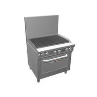 Southbend Ultimate Series Range - 36in Charbroiler with Std. Oven Base - 436D-3C 