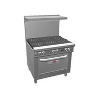 Southbend Ultimate 36in Gas 6 Burner Range with Std. Oven & Wavy Grates - 4362D 
