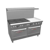 Southbend 60in Gas 6 Non-Clog Burners Range with 2 Convection Ovens - 4602AA-2gl 