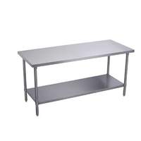 Elkay Foodservice 30" x 24" Work Table 16/300 S/s with Galvanized Undershelf - WT24S30-STGX