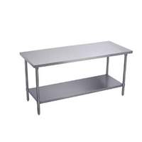 Elkay Foodservice 24" x 24" All Stainless Work Table 16/400 with Undershelf - BWT24S24-STSX