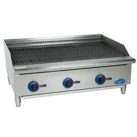 Globe 36" Chefmate Counter-top Gas Charbroiler - Natural Gas - C36CB-SR
