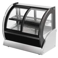 Vollrath 36" Curved Glass Heated Display Case w/ Front & Rear Access - 40883